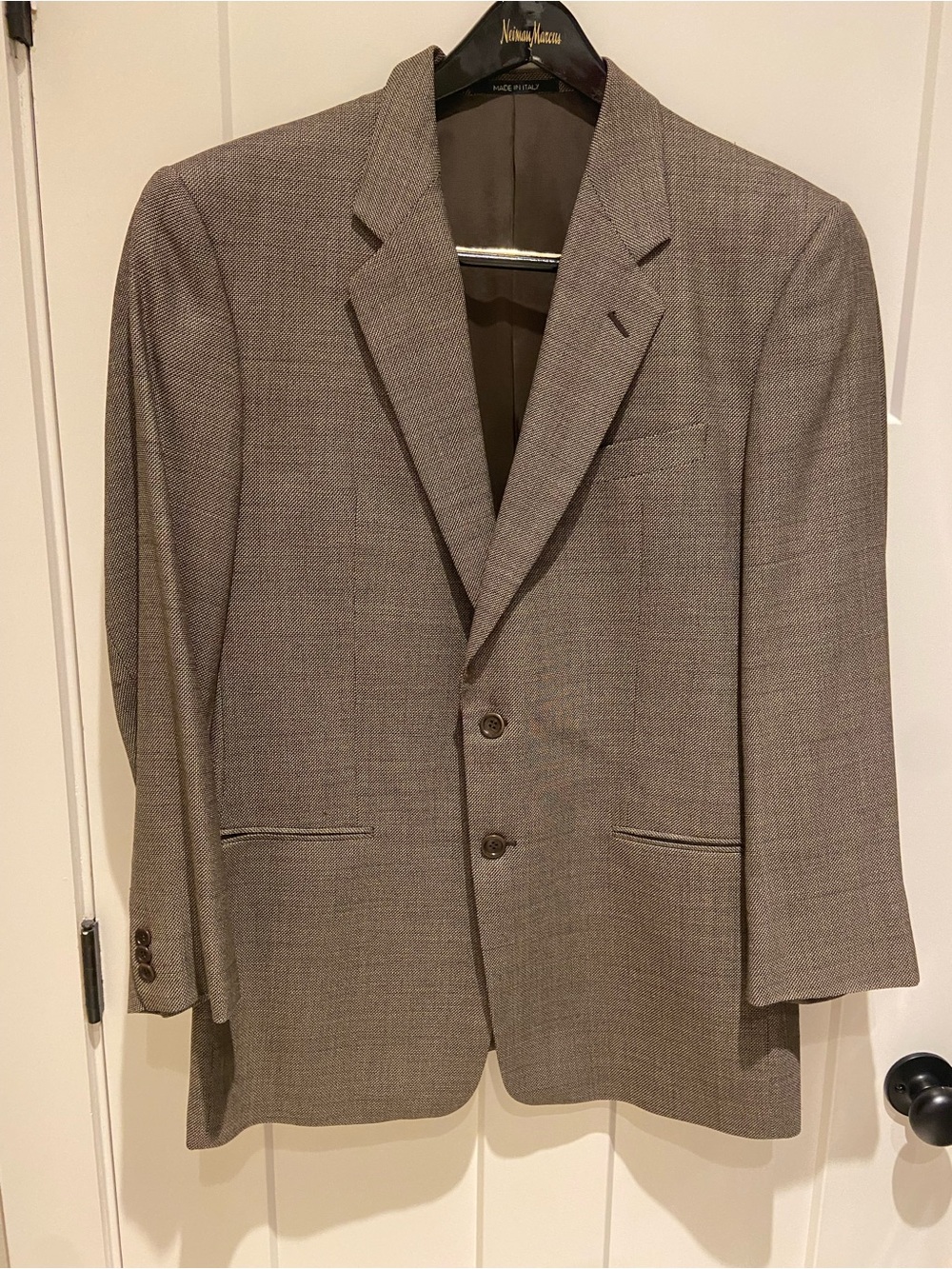 Armani Collezioni Men's Brown Checked Sport Coat - Neiman Marcus